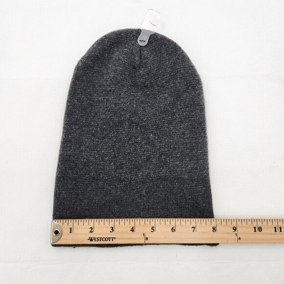 Goodfellow & Co Mens Charcoal Gray One Size Knit Beanie Winter Hat - Picture 4 of 4